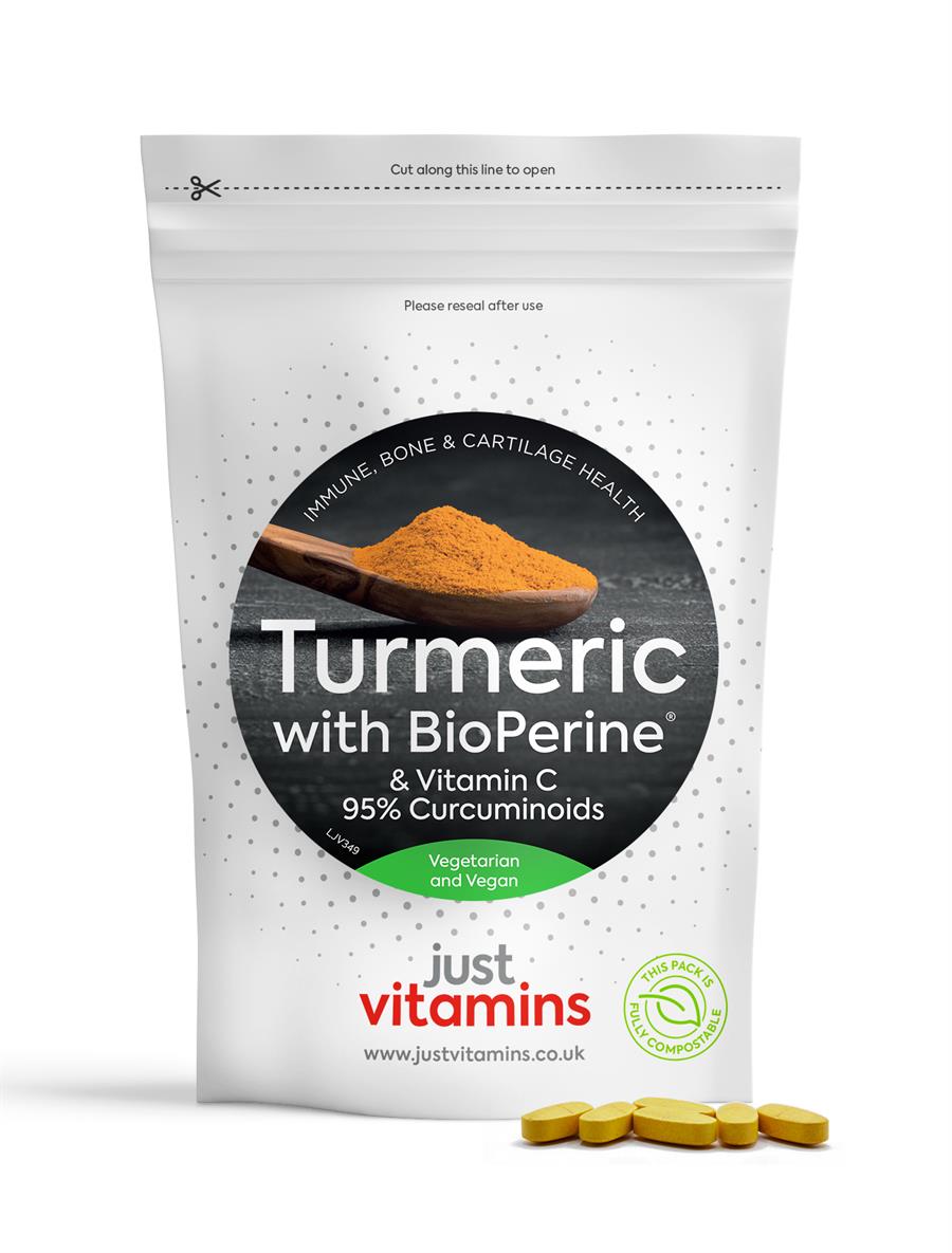 Turmeric with Black Pepper Extract for Easier Movement