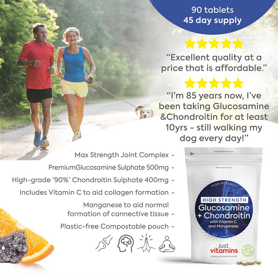 Glucosamine with Chondroitin for Smoother Movement