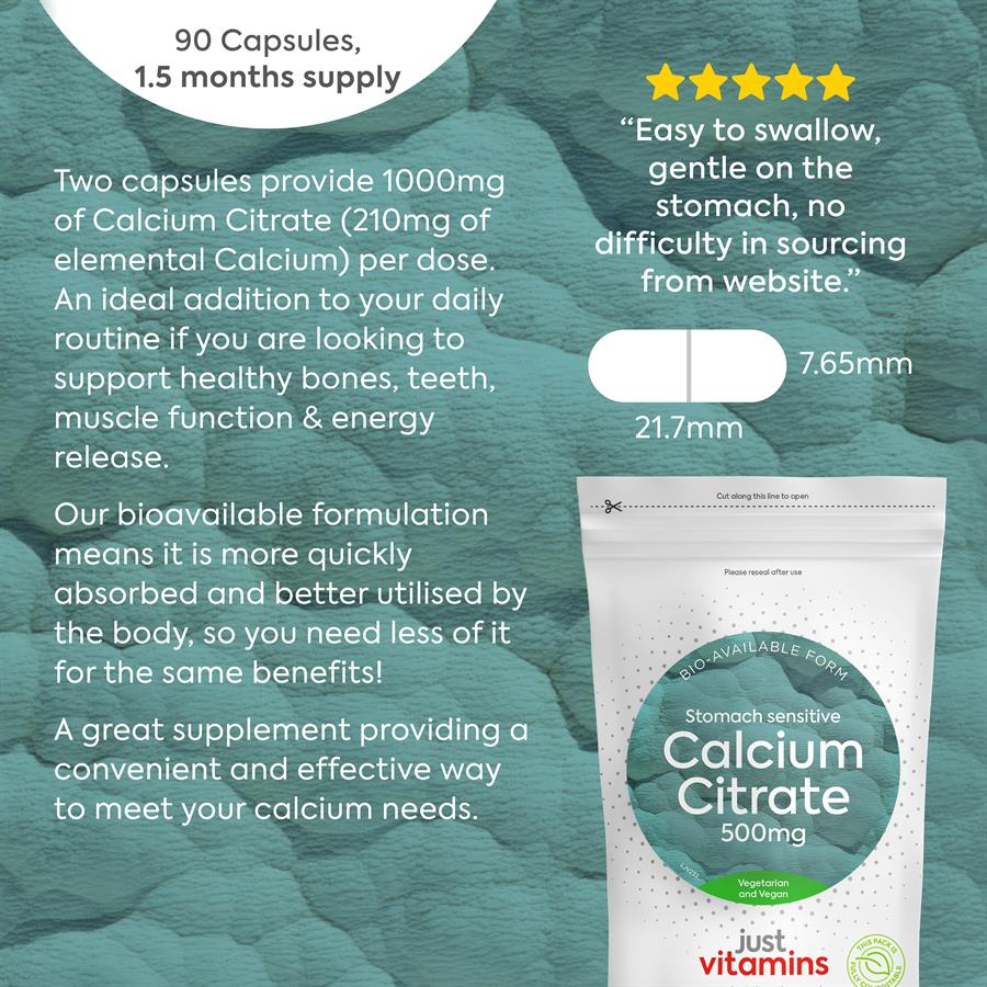 High Strength Calcium for Stronger Bones