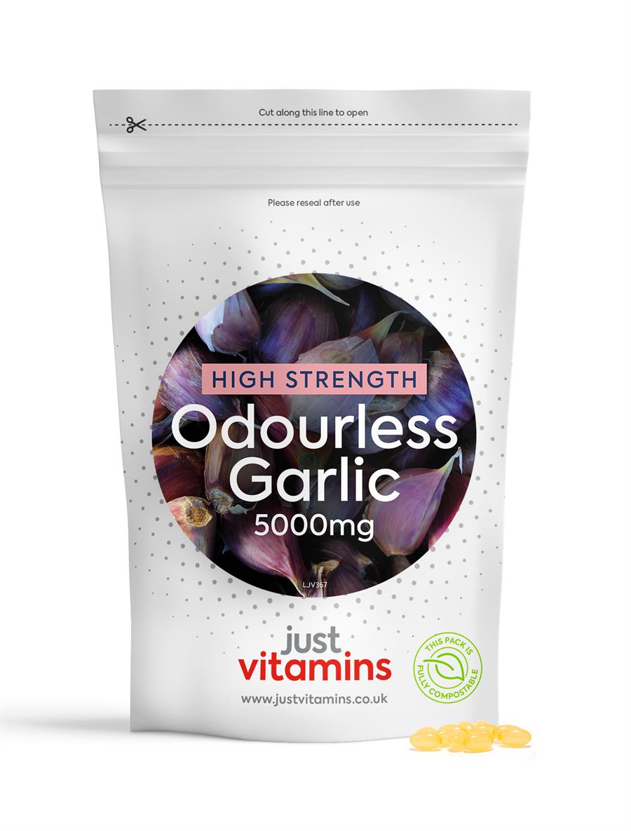High Strength Odourless Garlic for Winter Wellness, No Breath