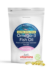 Ultra EPA/DHA Omega-3 Fish Oil for A Healthy Heart, Naturally
