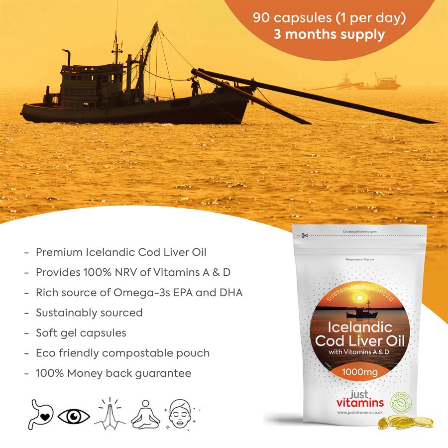 Icelandic Cod Liver Oil for Supple Joints, Stronger Bones