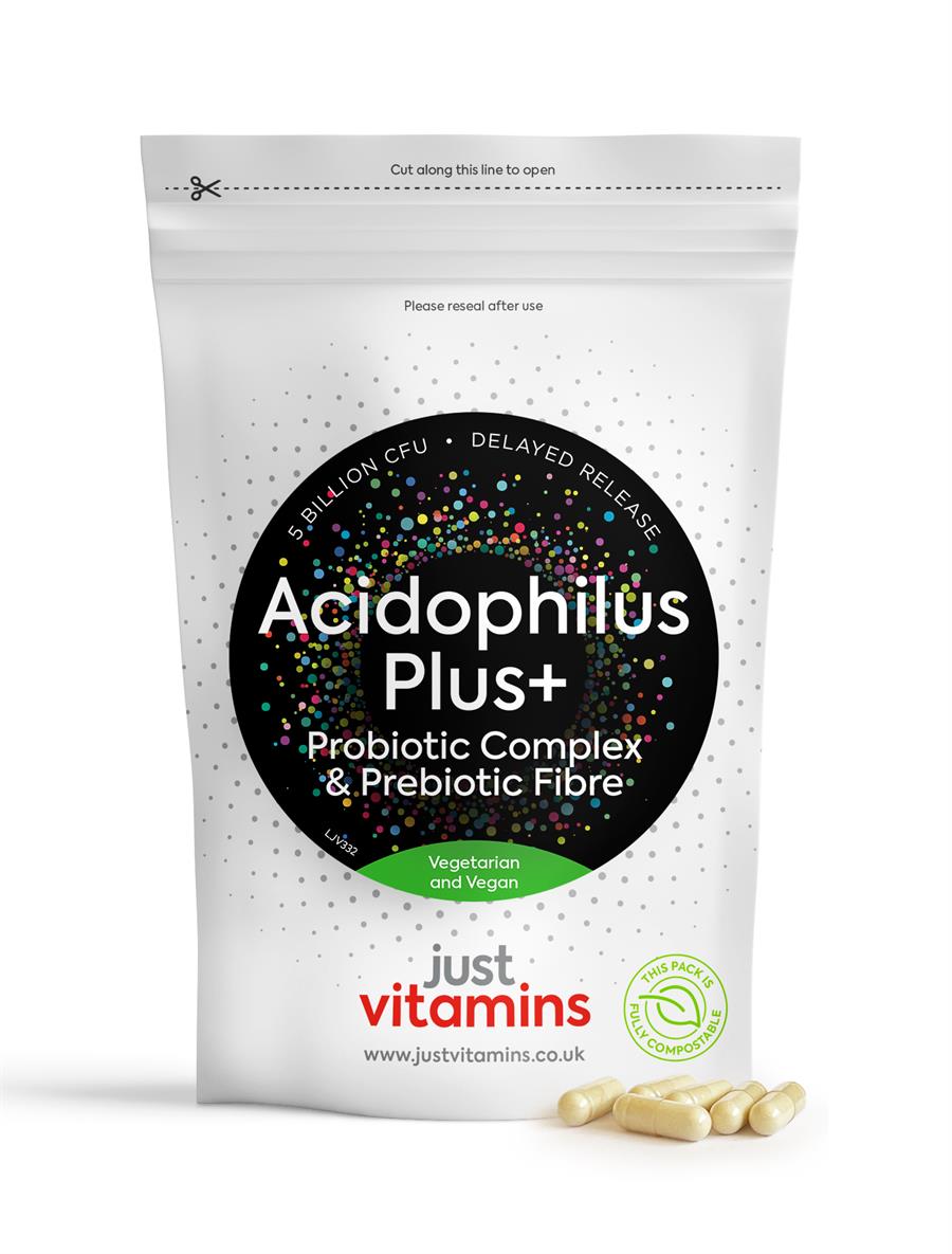 Acidophilus Plus+ with Prebiotic for Settled, Balanced Digestion
