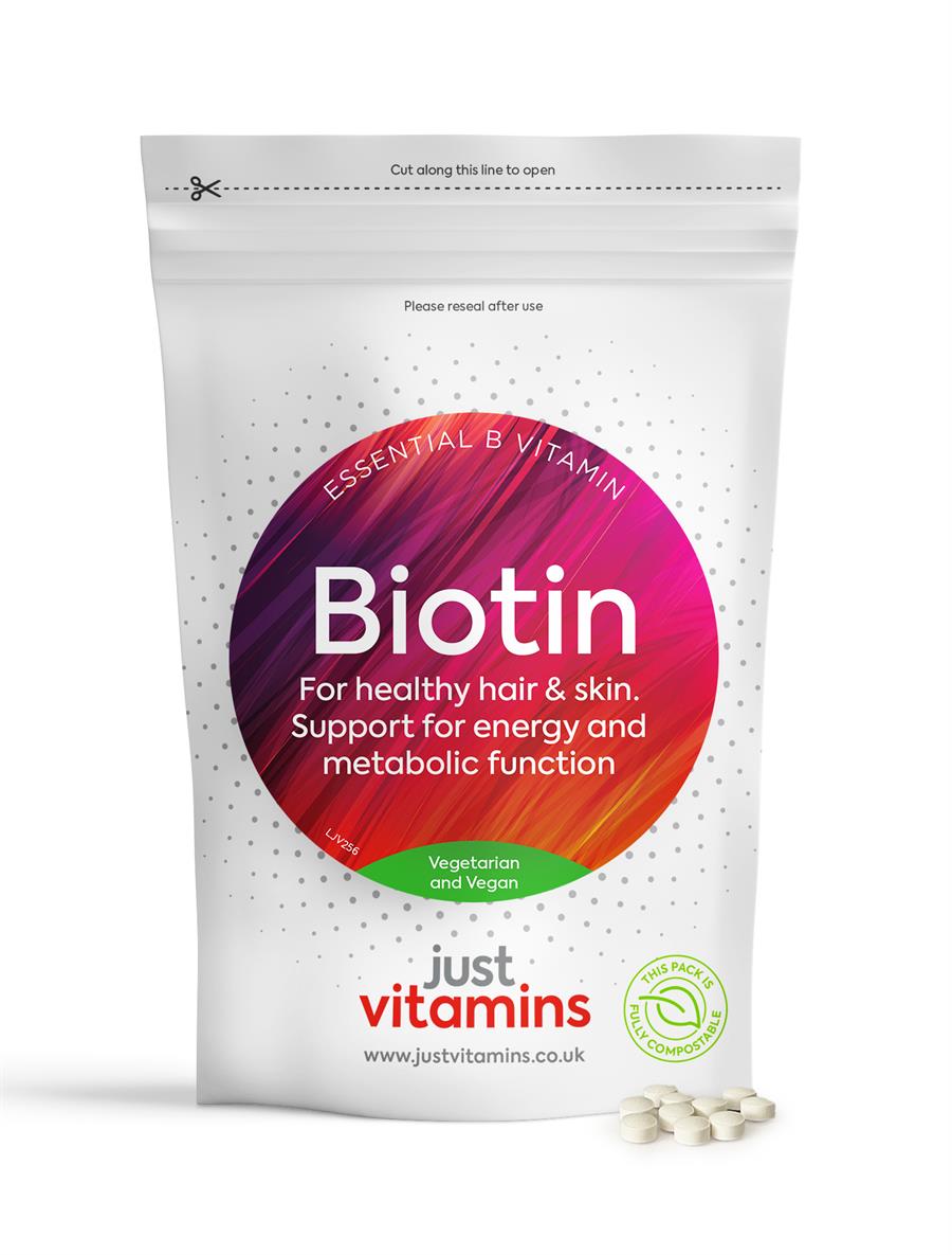 High Strength Biotin for Fuller-Feeling Hair