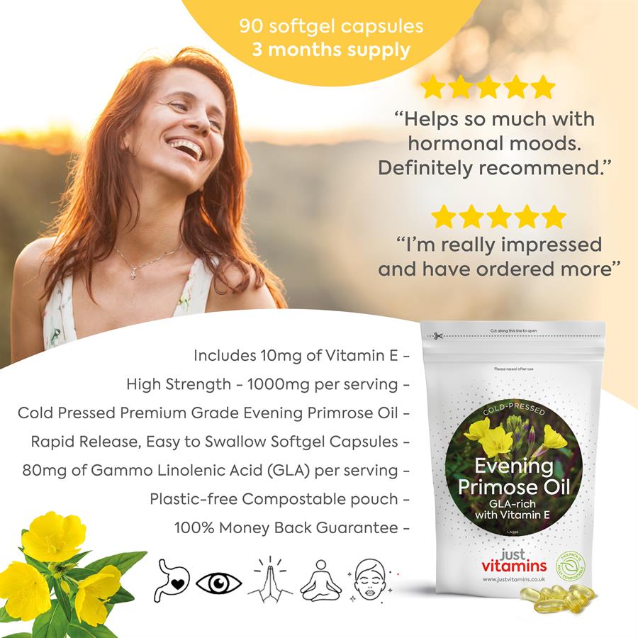 Evening Primrose Oil for Softer Skin, Steadier Hormones