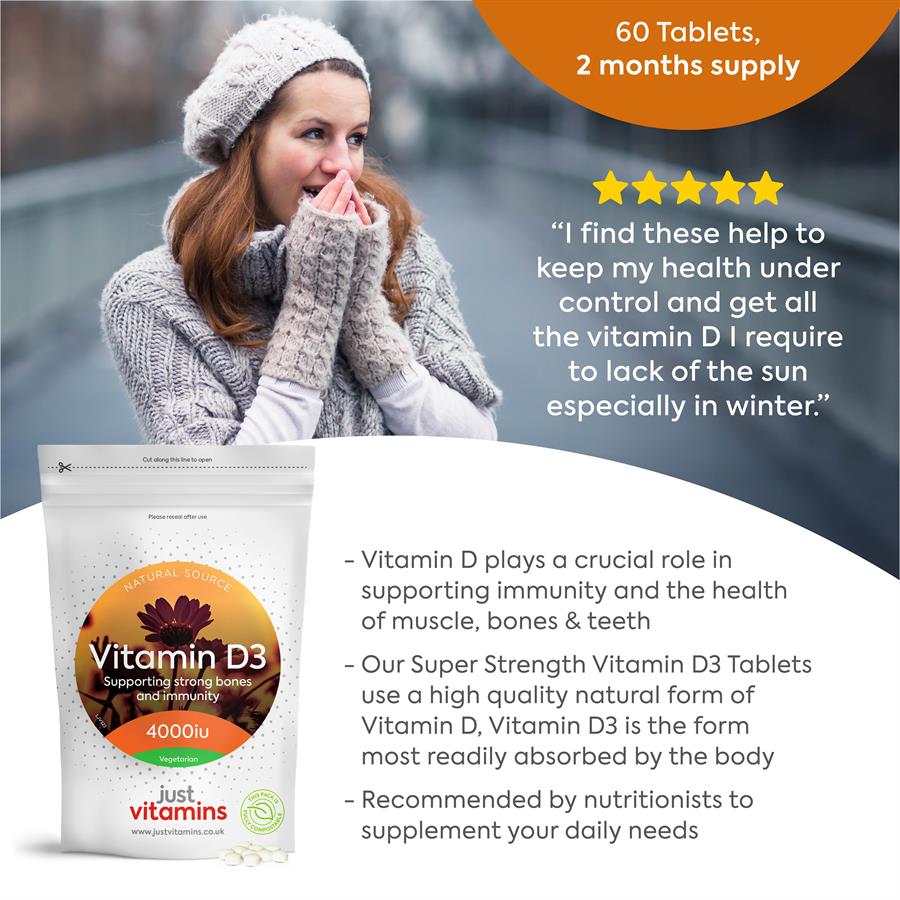 Super Strength Vitamin D3 for Winter Immune Strength