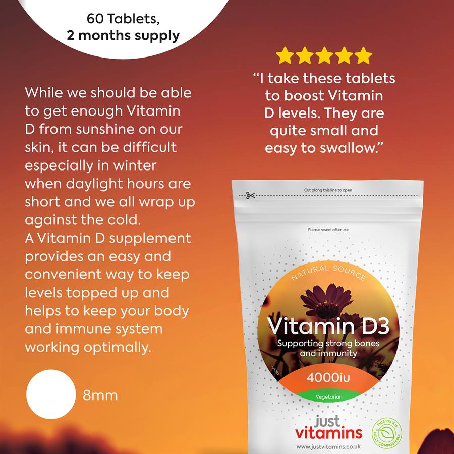Super Strength Vitamin D3 for Winter Immune Strength