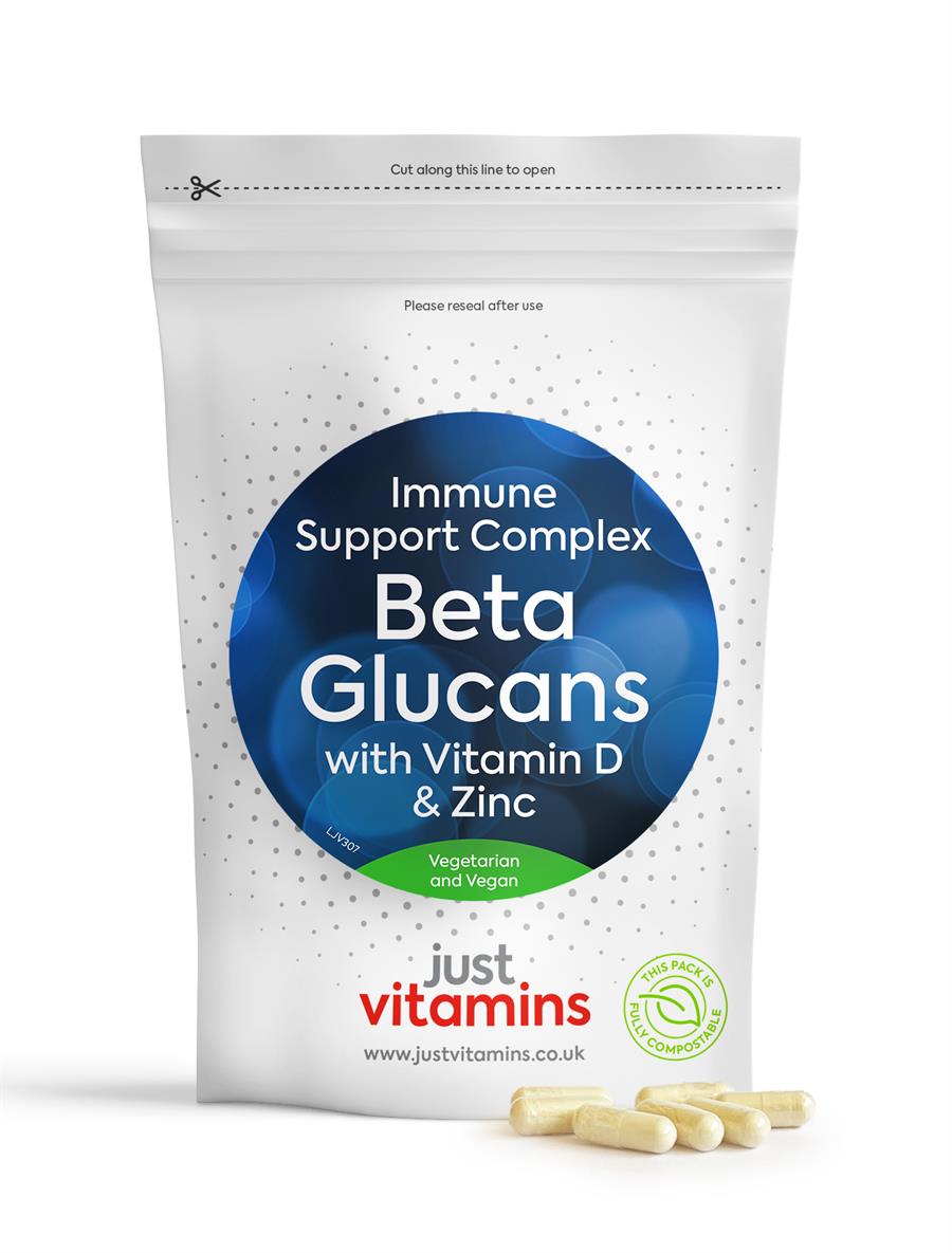 Beta Glucans + Vitamin D + Zinc for Everyday Immune Support