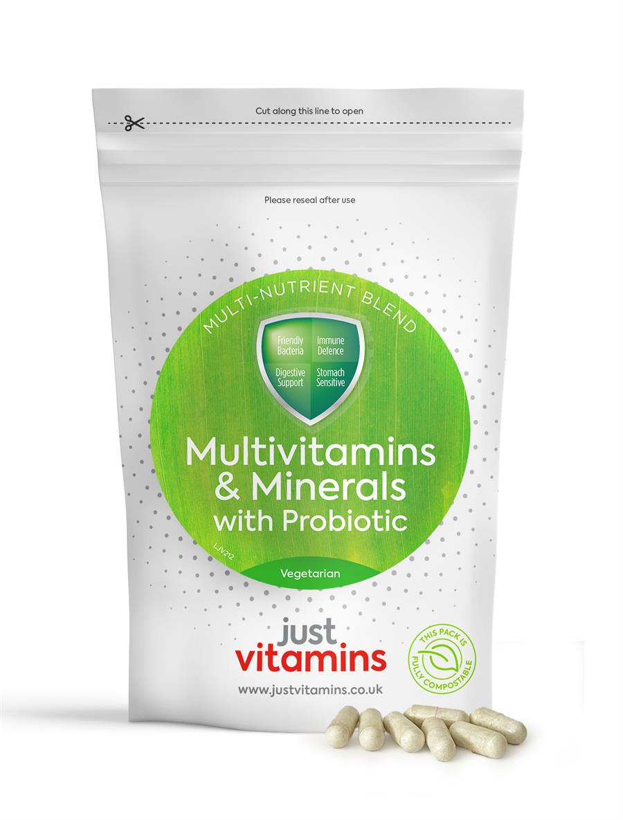 Multivitamins & Minerals with Probiotic for Complete Daily Wellbeing