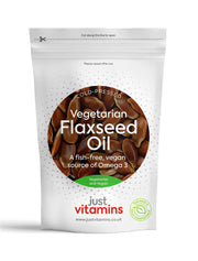 Vegetarian Flaxseed Oil for Everyday Wellbeing, Plant Powered