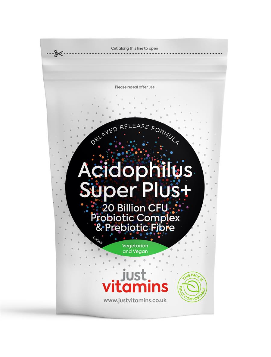 Acidophilus Super Plus+ with Prebiotic for A Calmer, Settled Gut