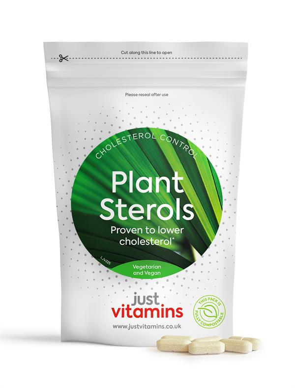 Plant Sterols 800mg Tablets | Buy Online | Free Delivery Over £30